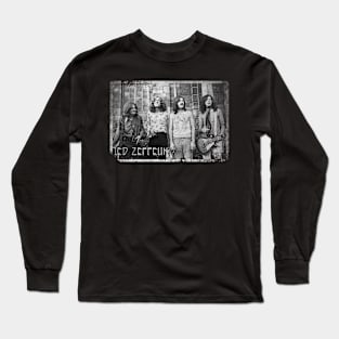 Zep Vintage Monochrome Long Sleeve T-Shirt